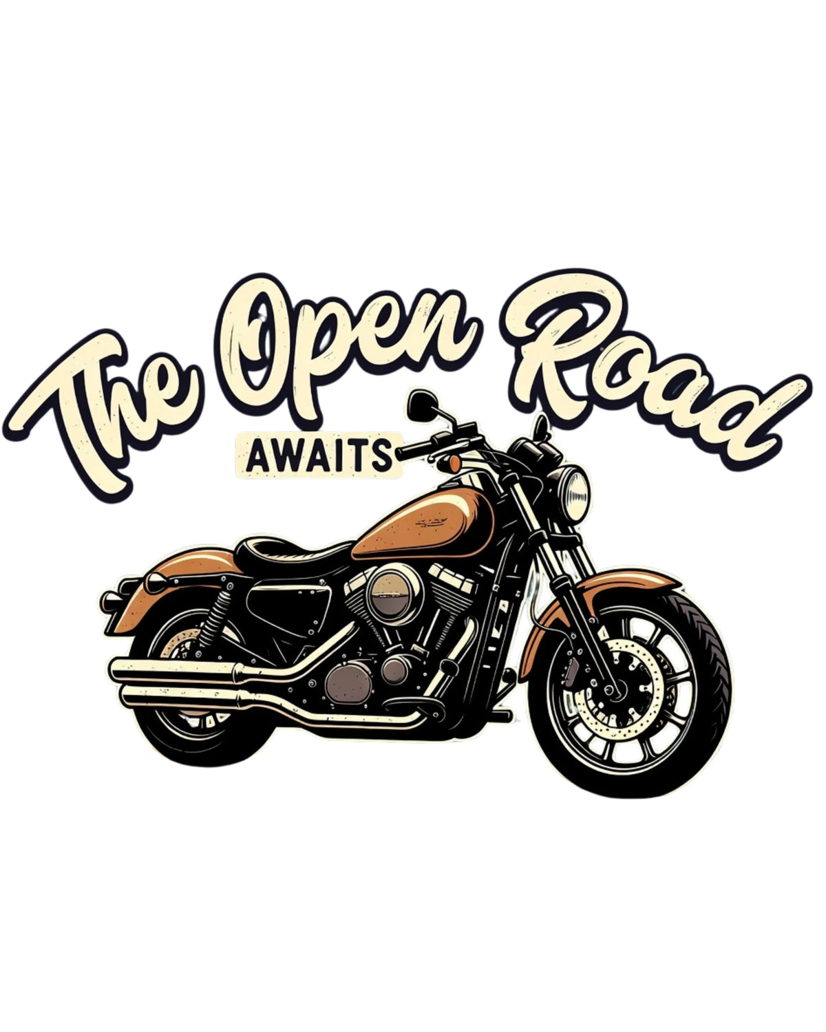 The Open Road Awaits - Unisex Oversized T-Shirt
