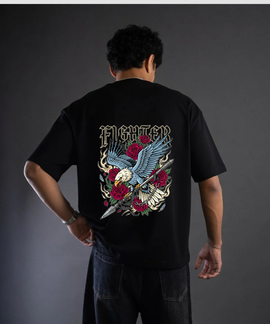 Fighter | Eagle Warrior Oversized T-Shirt