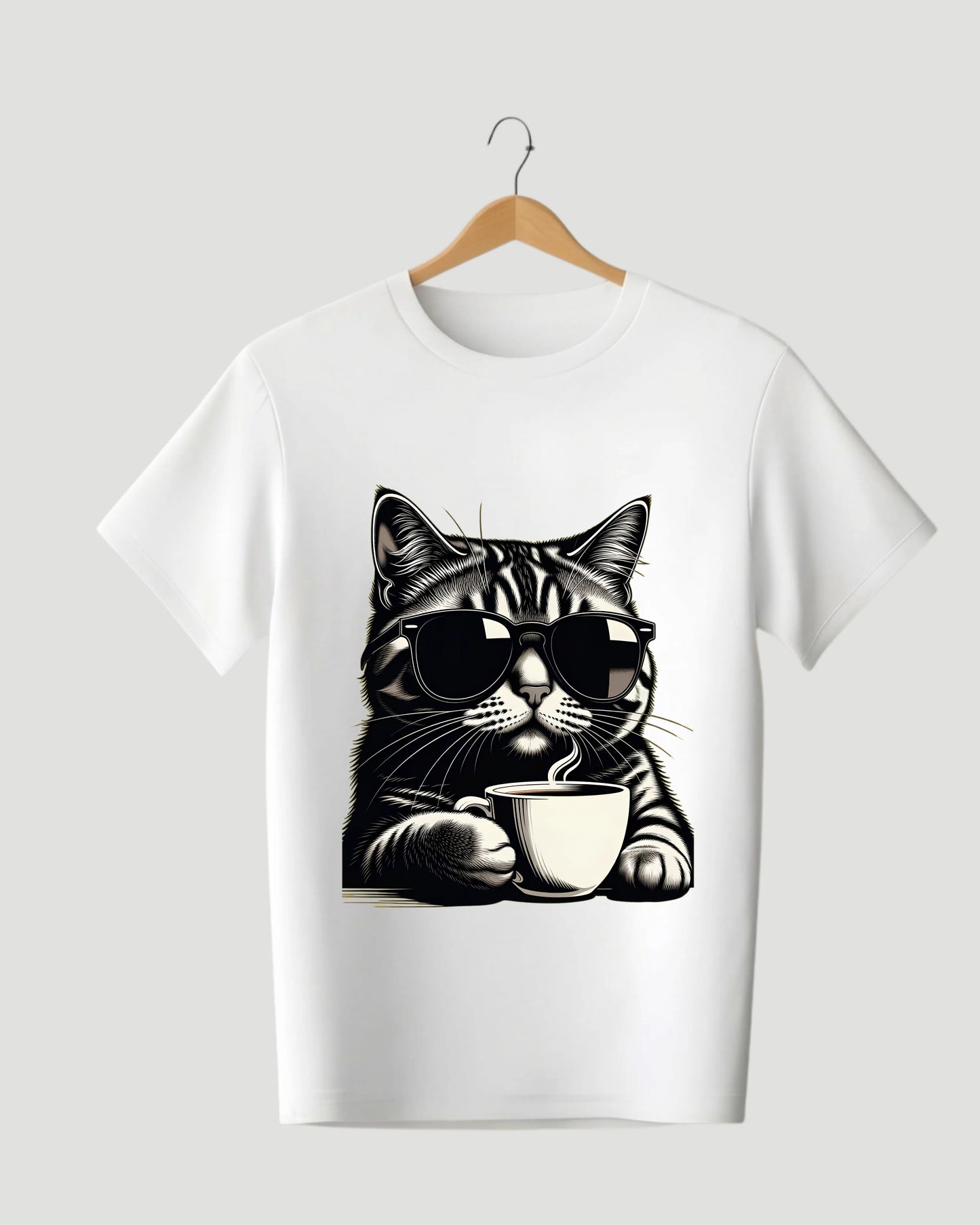 Cool Sunglasses Cat - Unisex Oversized Classic T-Shirt