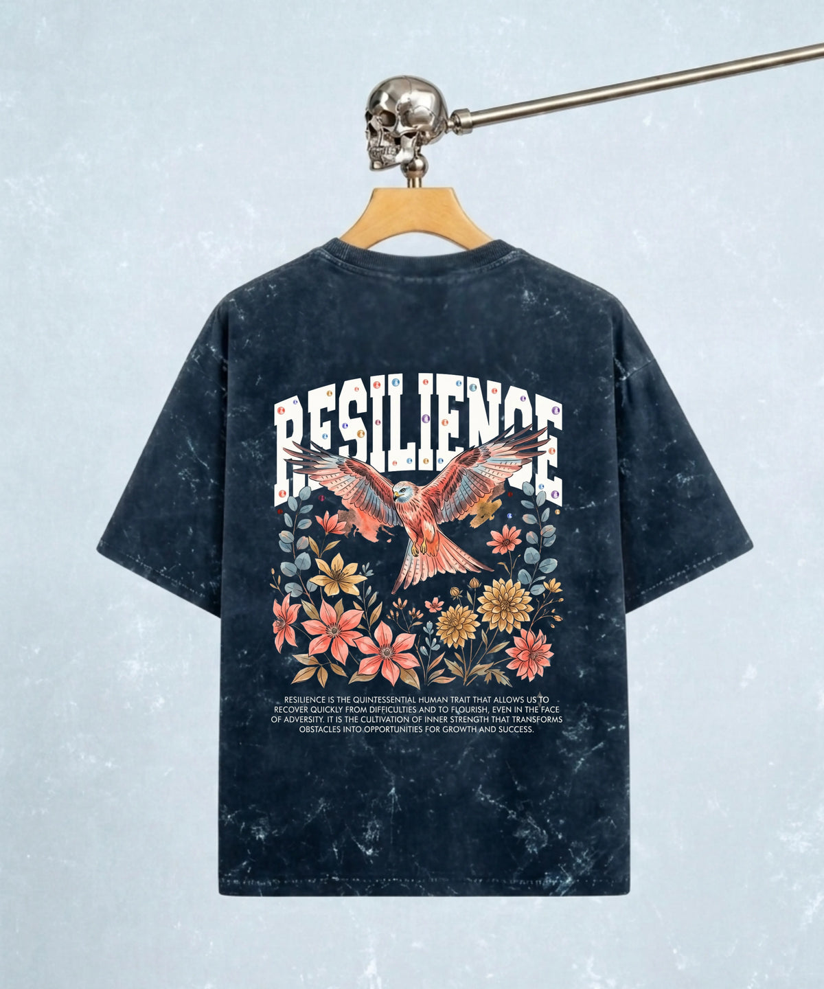 Resilience | Acid Wash Oversized Tee