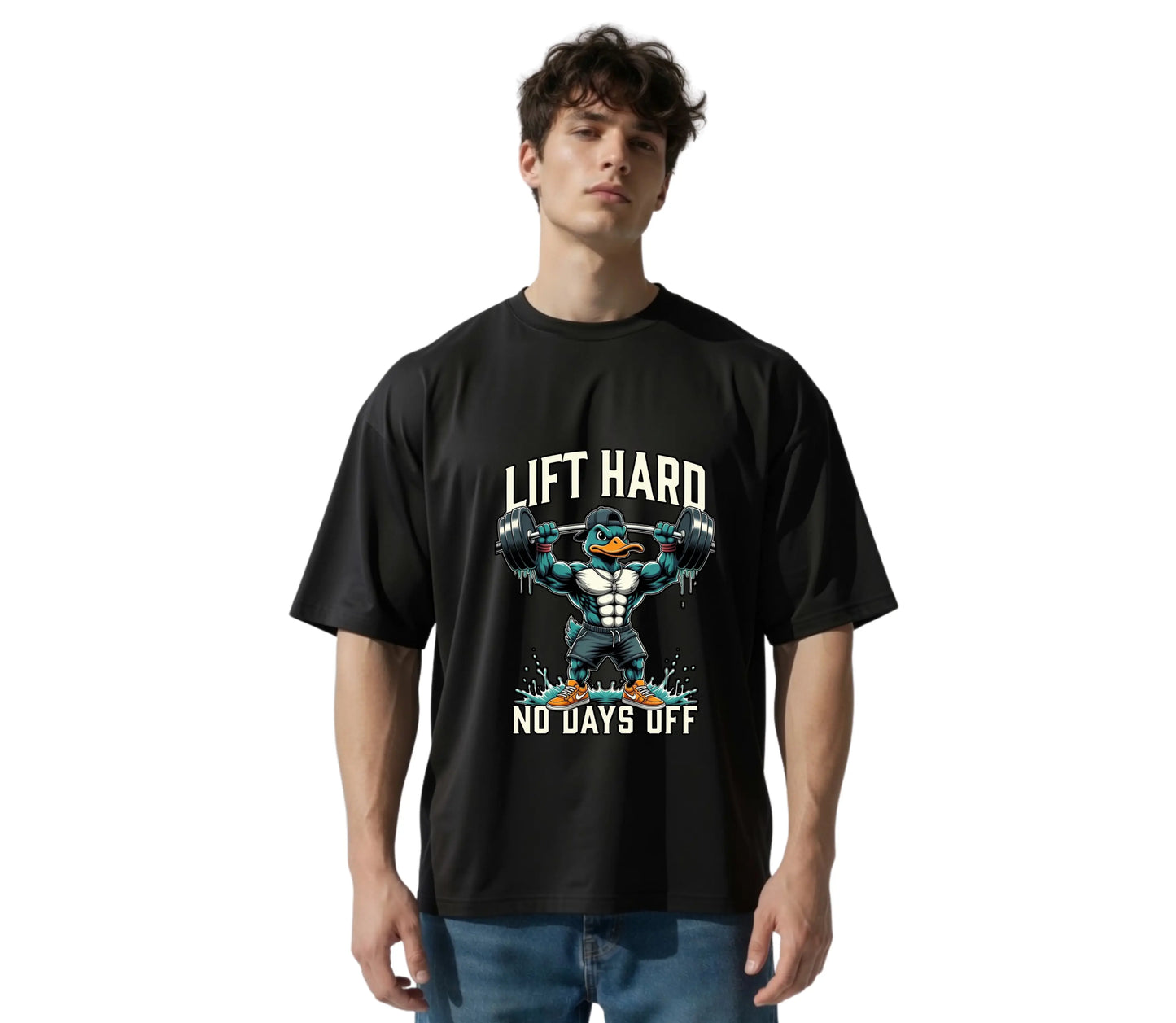 Muscular Duck - Unisex Oversized T-Shirt