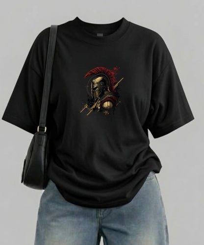 Master Your Mind | Spartan Warrior Motivational Oversized T-Shirt