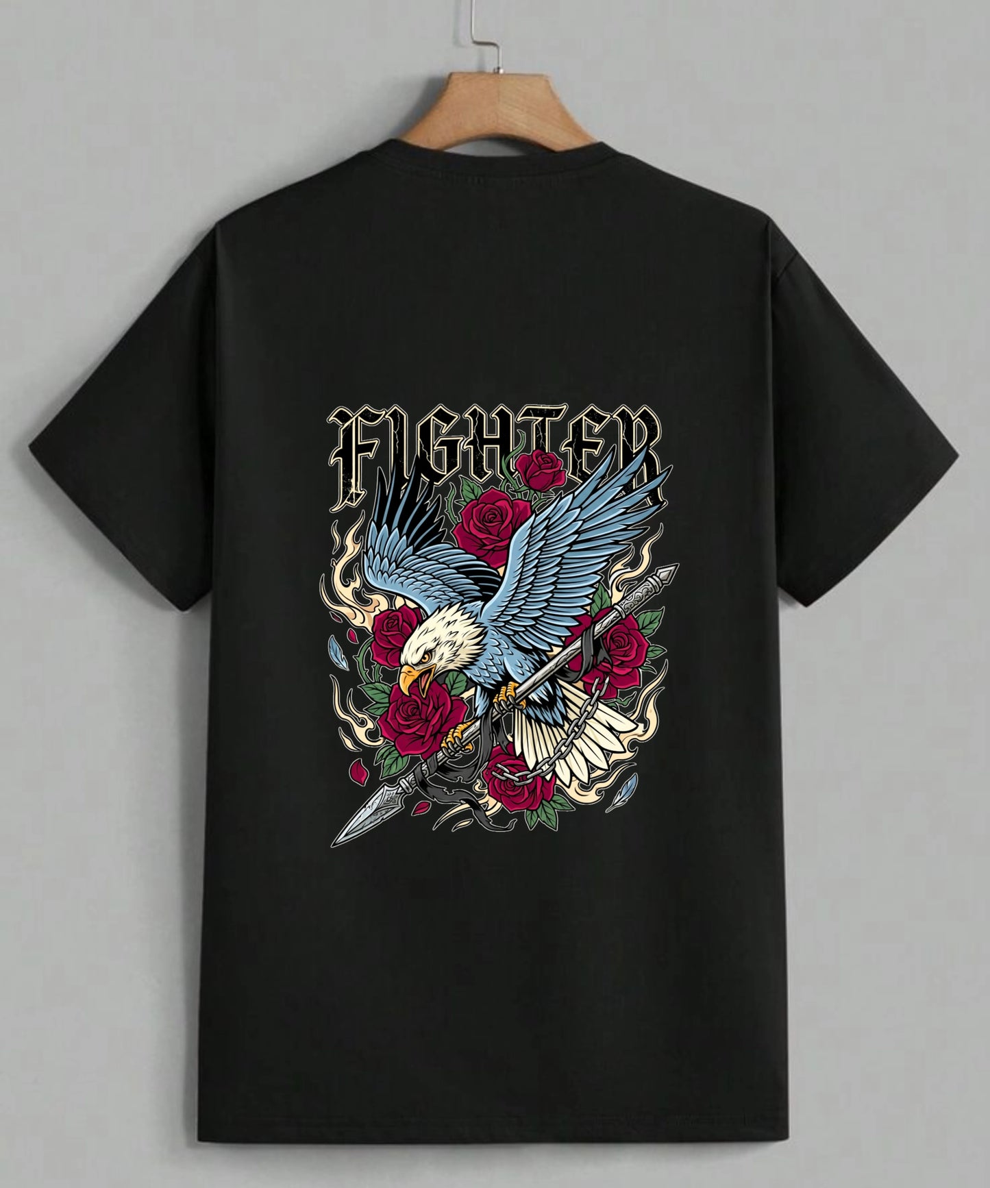 Fighter | Eagle Warrior Oversized T-Shirt