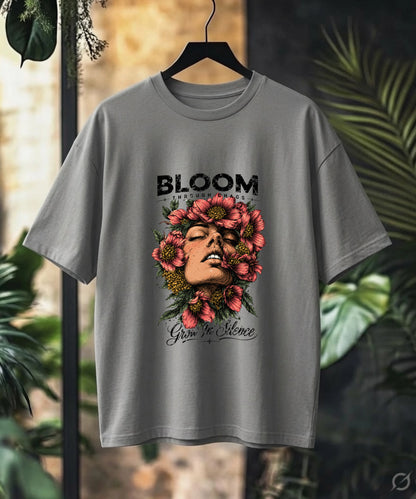 Bloom Through Chaos -  Oversized T-Shirt