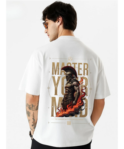 Master Your Mind | Spartan Warrior Motivational Oversized T-Shirt
