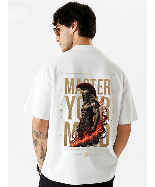 Master Your Mind | Spartan Warrior Motivational Oversized T-Shirt