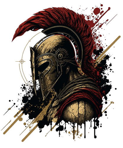 Master Your Mind | Spartan Warrior Motivational Oversized T-Shirt