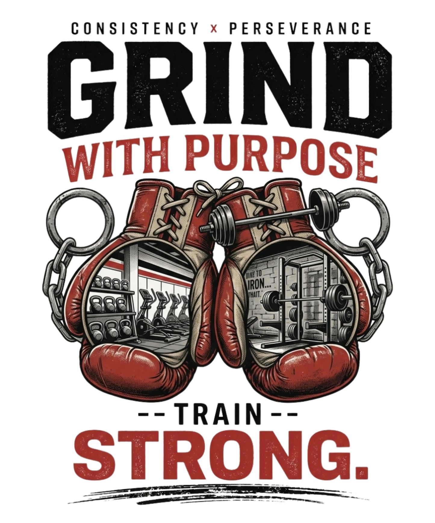 Train Strong Oversized T-Shirt