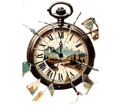 Time Waits For No One - Unisex Oversized T-Shirt