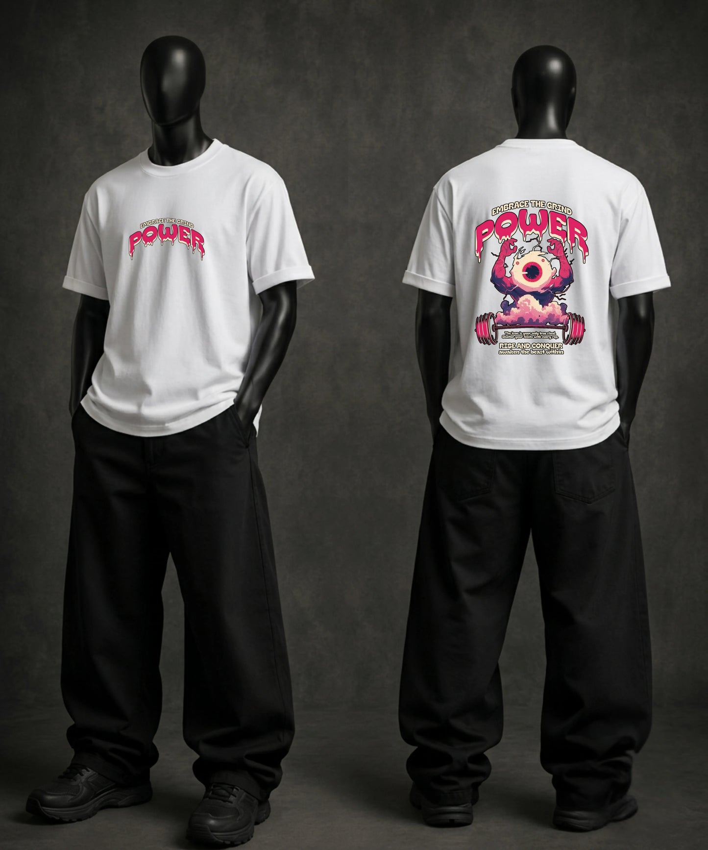Embrace the Grind | Power Oversized T-Shirt