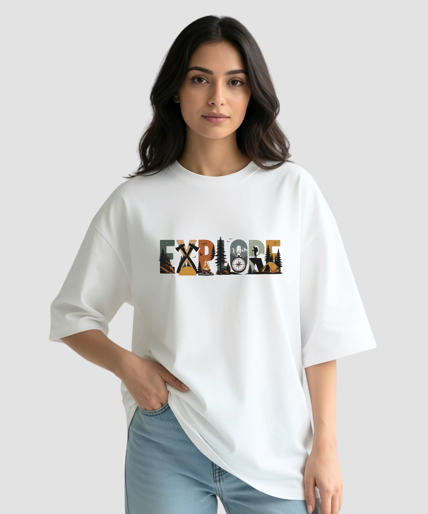 Explore | Outdoor Adventure Oversized T-Shirt