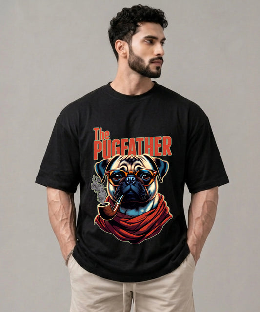 The Pugfather - Unisex Oversized Classic T-Shirt