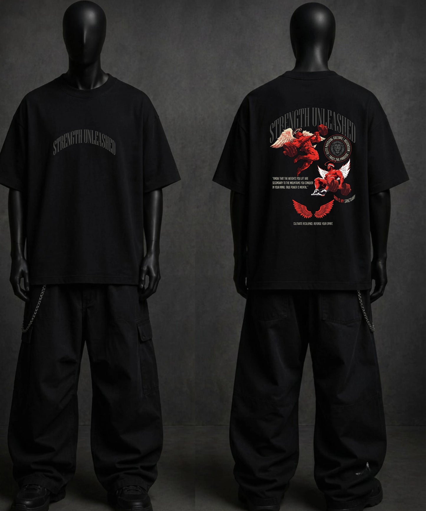 Strength Unleashed Oversized T-Shirt