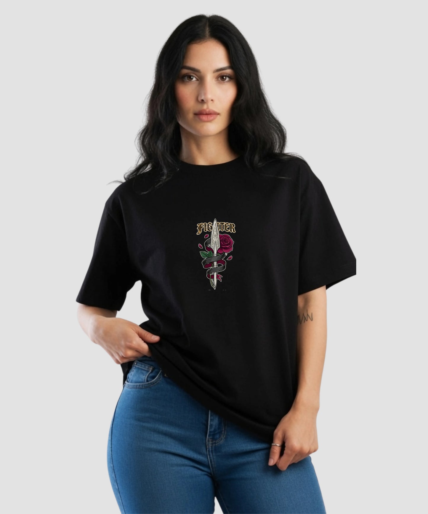 Fighter | Eagle Warrior Oversized T-Shirt