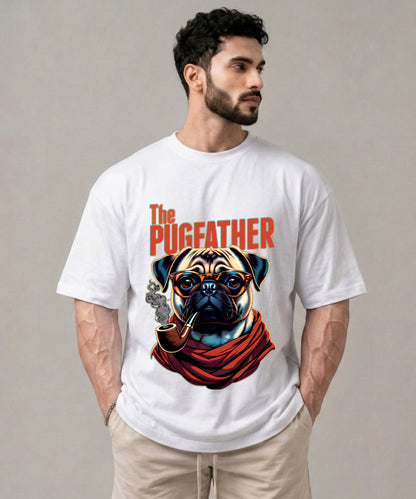 The Pugfather - Unisex Oversized Classic T-Shirt