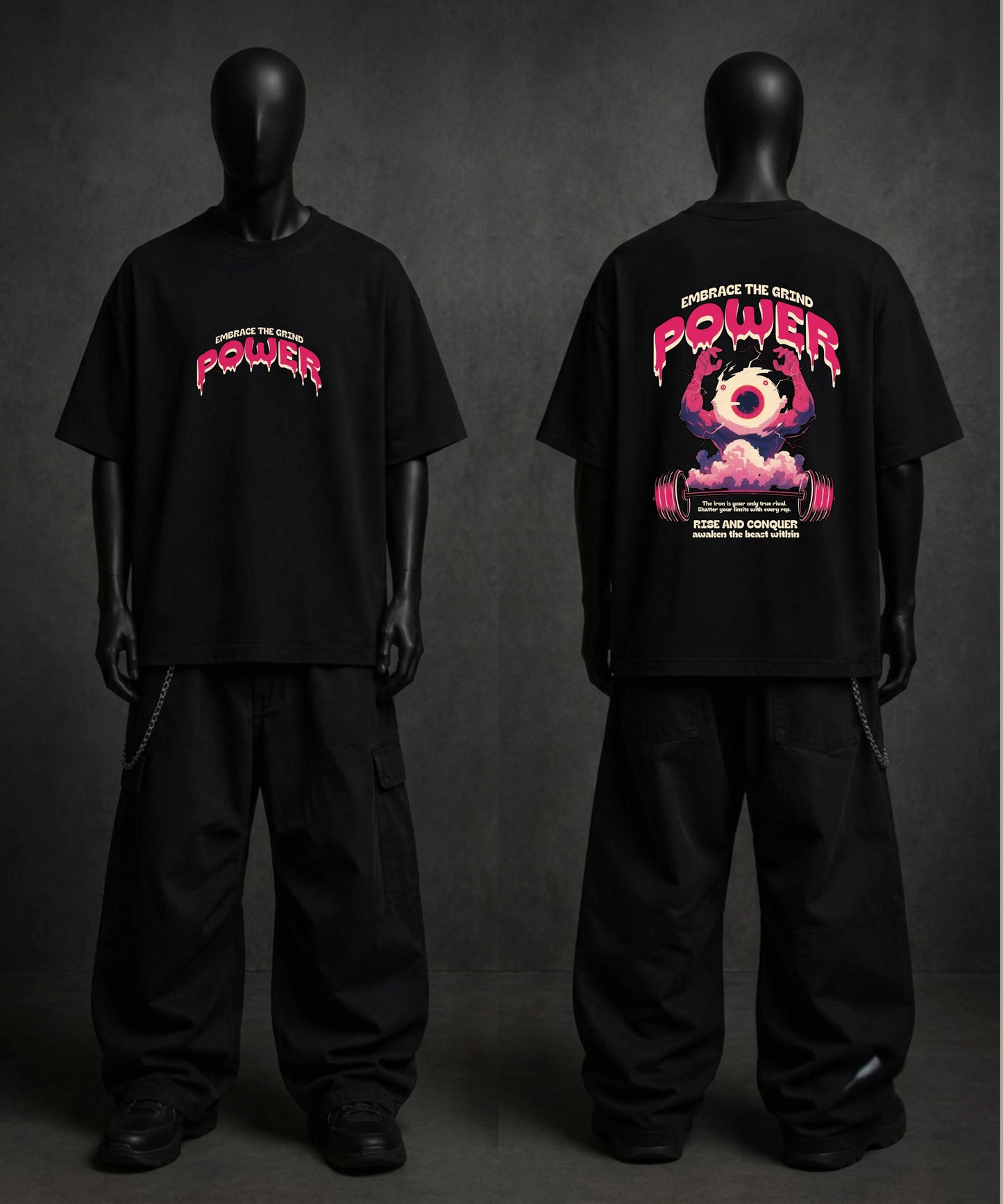 Embrace the Grind | Power Oversized T-Shirt