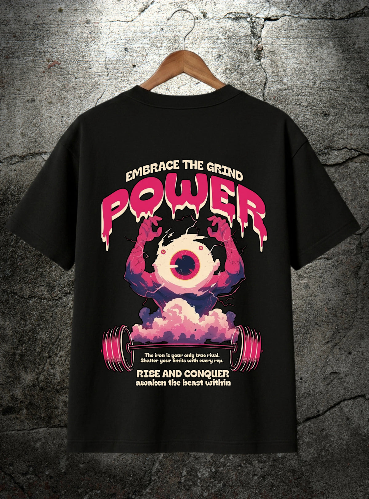 Embrace the Grind | Power Unisex Oversized Tee