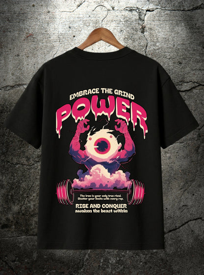 Embrace the Grind | Power Unisex Oversized Tee