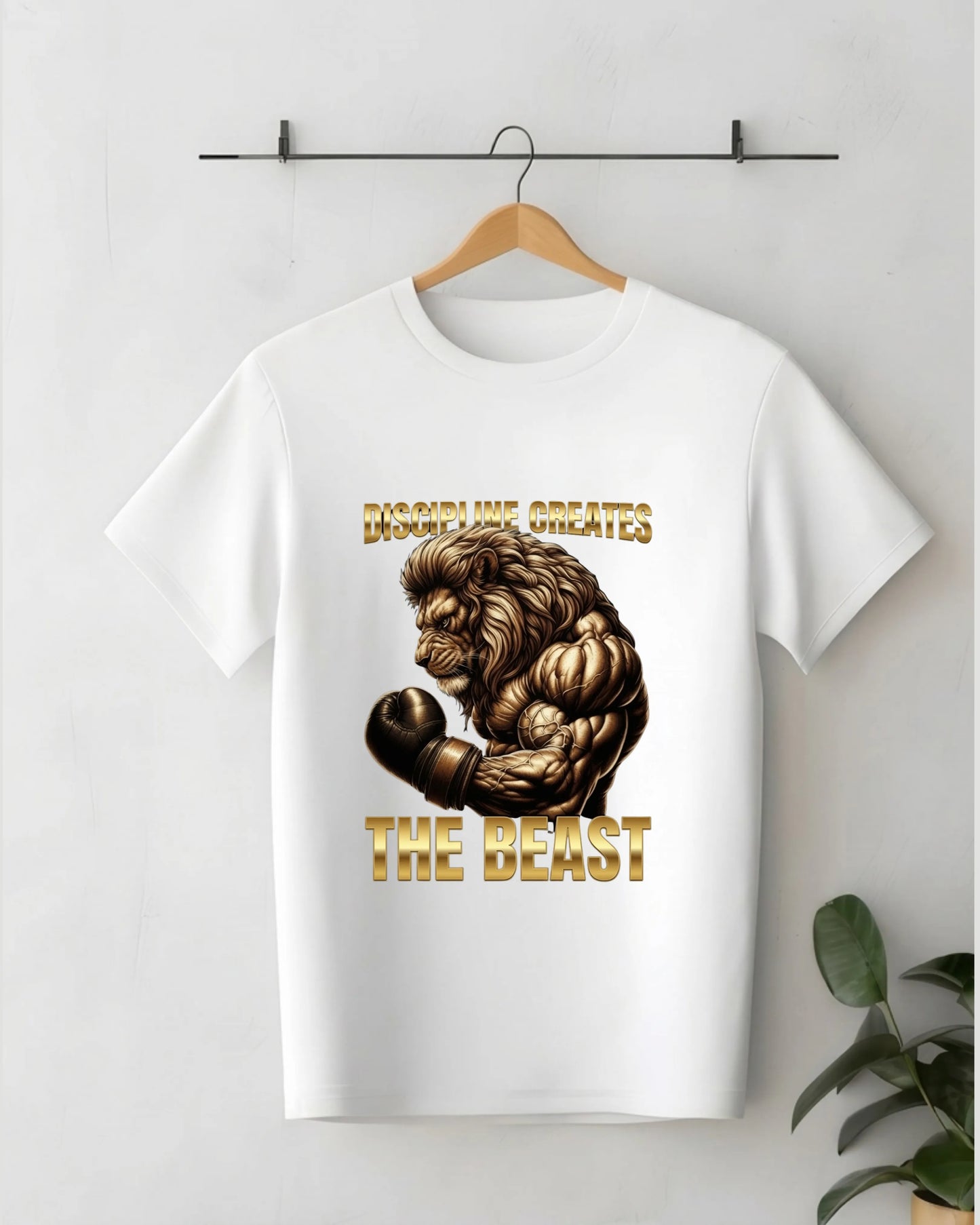 Discipline Creates The Beast - Unisex Oversized T-Shirt