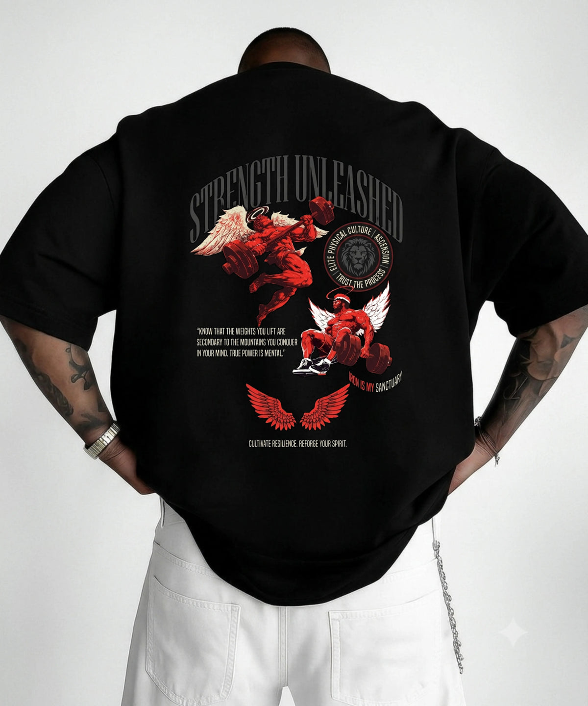 Strength Unleashed Unisex Oversized T-Shirt