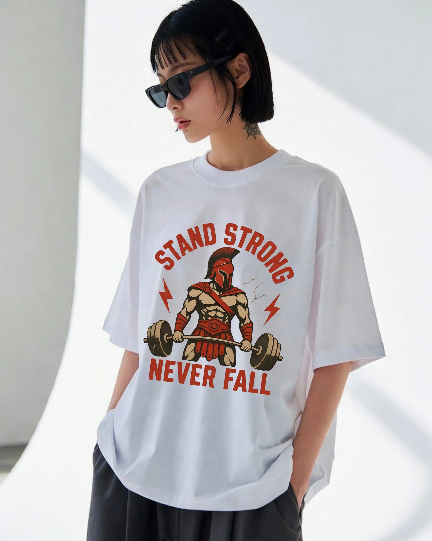 Spartan Warrior - Unisex Oversized T-Shirt