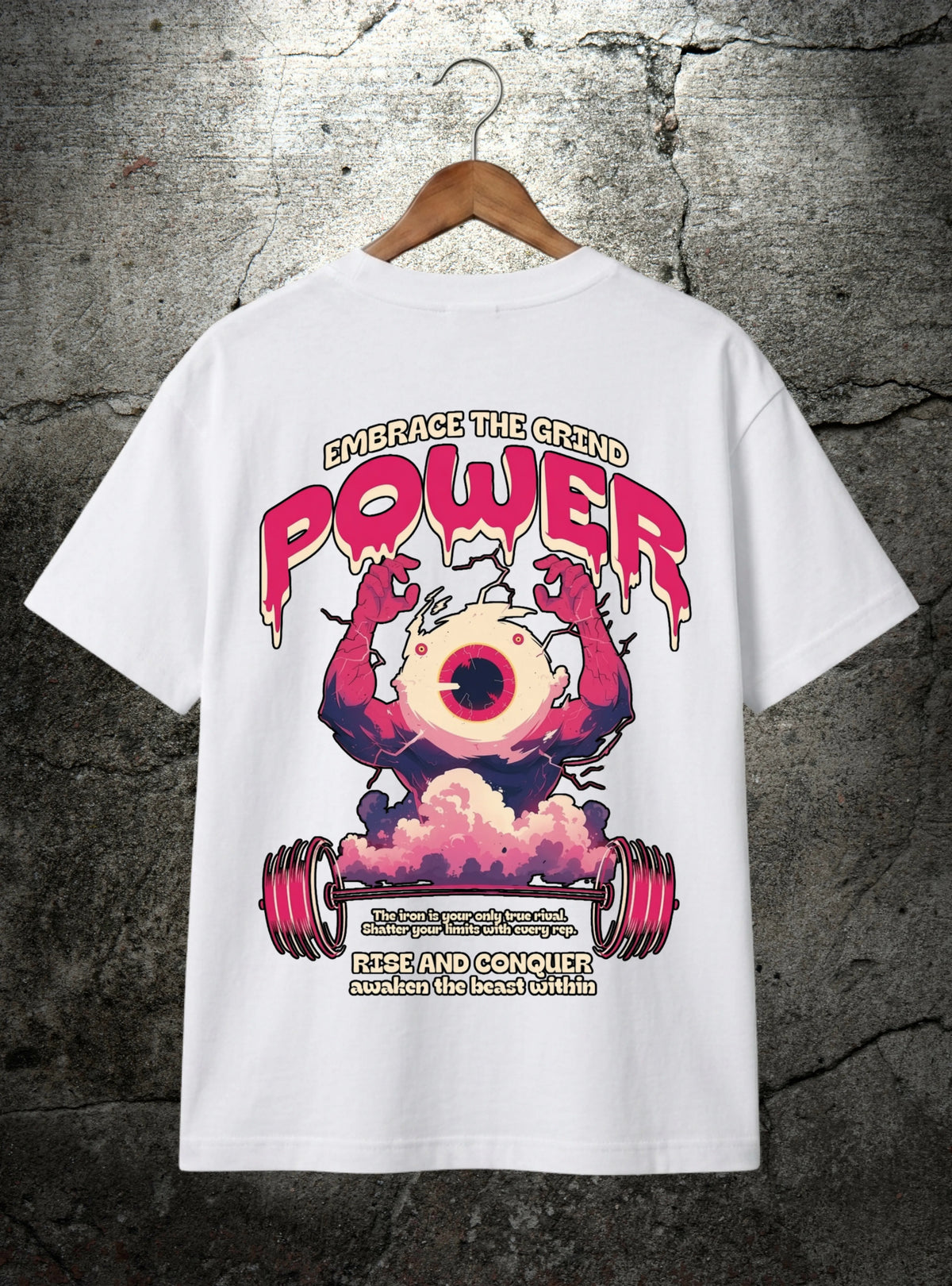 Embrace the Grind | Power Unisex Oversized Tee