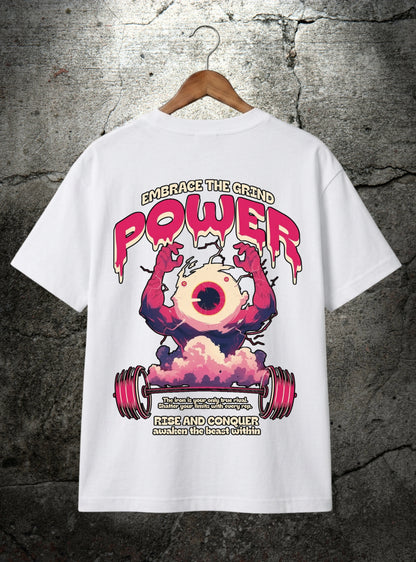 Embrace the Grind | Power Unisex Oversized Tee