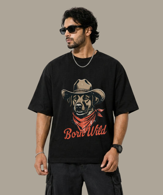 Born Wild Labrador - Unisex Oversized Classic T-Shirt