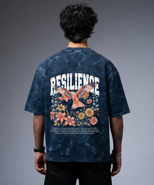 Resilience | Acid Wash Oversized Tee
