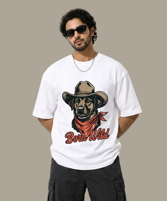 Born Wild Labrador - Unisex Oversized Classic T-Shirt