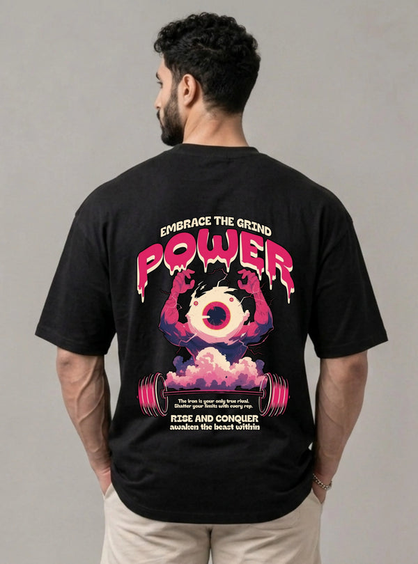 Embrace the Grind | Power Unisex Oversized Tee