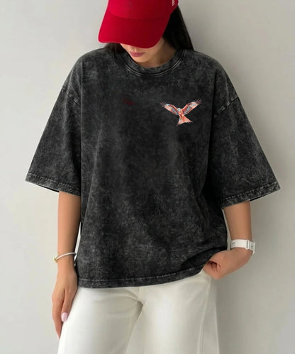 Resilience | Acid Wash Oversized Tee