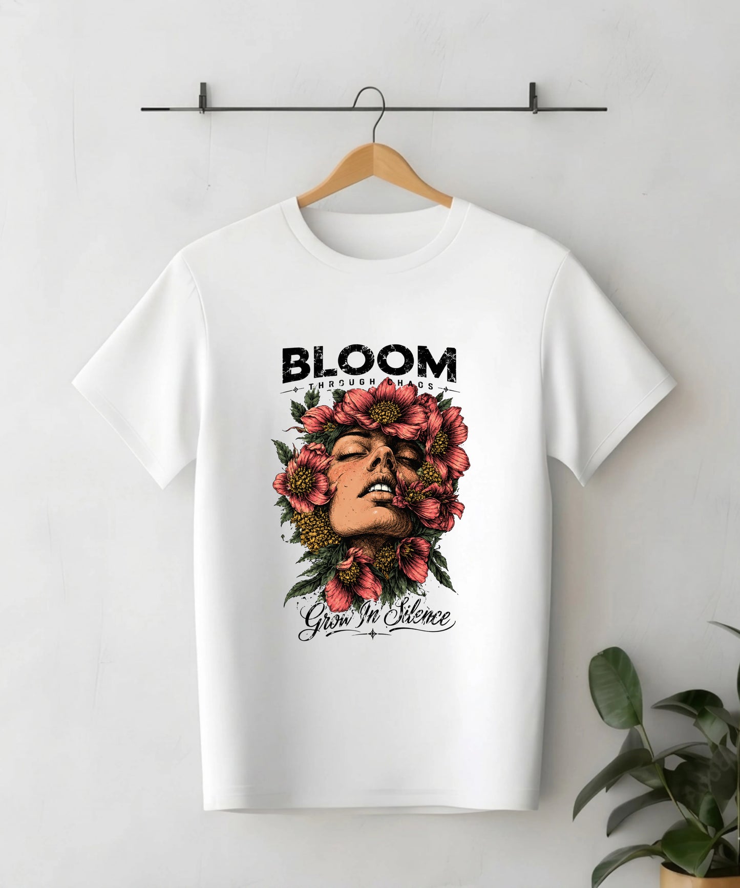 Bloom Through Chaos -  Oversized T-Shirt