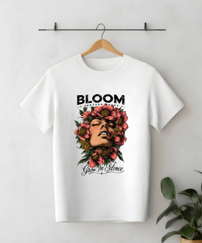 Bloom Through Chaos -  Oversized T-Shirt