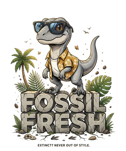 Fossil Fresh | Cool Dino Oversized T-Shirt