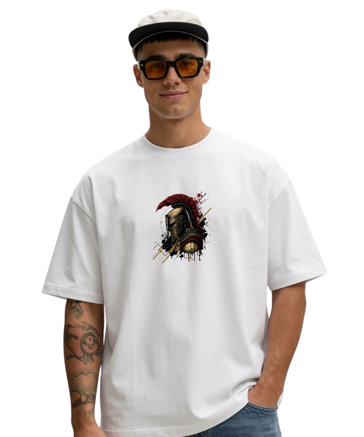 Master Your Mind | Spartan Warrior Motivational Oversized T-Shirt