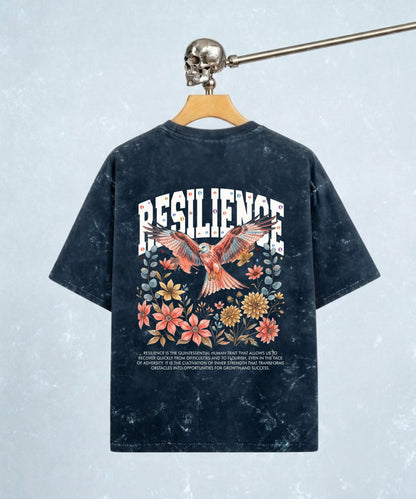 Resilience | Acid Wash Oversized Tee