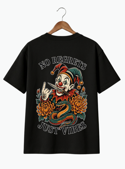 No Regrets | Just Vibes Oversized T-Shirt