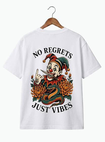 No Regrets | Just Vibes Oversized T-Shirt