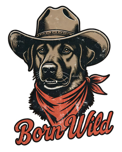 Born Wild Labrador - Unisex Oversized Classic T-Shirt