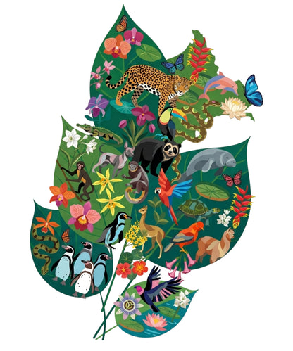 Wildlife Leaf | Biodiversity Oversized T-Shirt