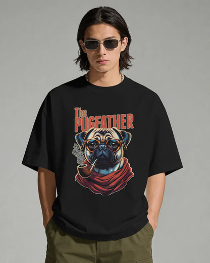 The Pugfather - Unisex Oversized Classic T-Shirt
